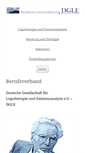 Mobile Screenshot of logotherapie-gesellschaft.de